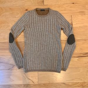 Womens J.Crew beige knit sweater size CE